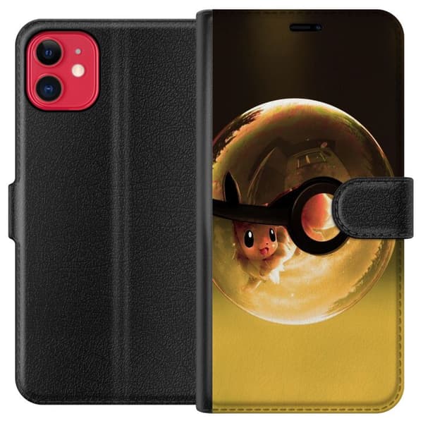 Kompatibel Tegnebogsetui til Apple iPhone 11 Pokemon