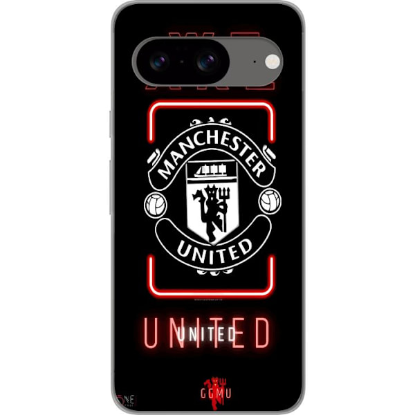 Google Pixel 8 Gennemsigtig cover Manchester United F.C.