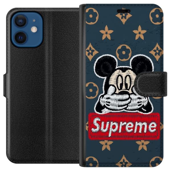 Kompatibel Tegnebogsetui til Apple iPhone 12 mini Glædelig SUP