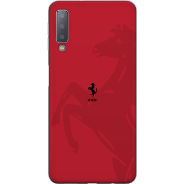 Samsung Galaxy A7 (2018) Gennemsigtig cover Ferrari