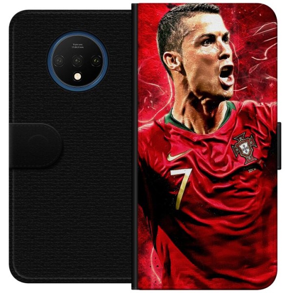 OnePlus 7T Tegnebogsetui Ronaldo