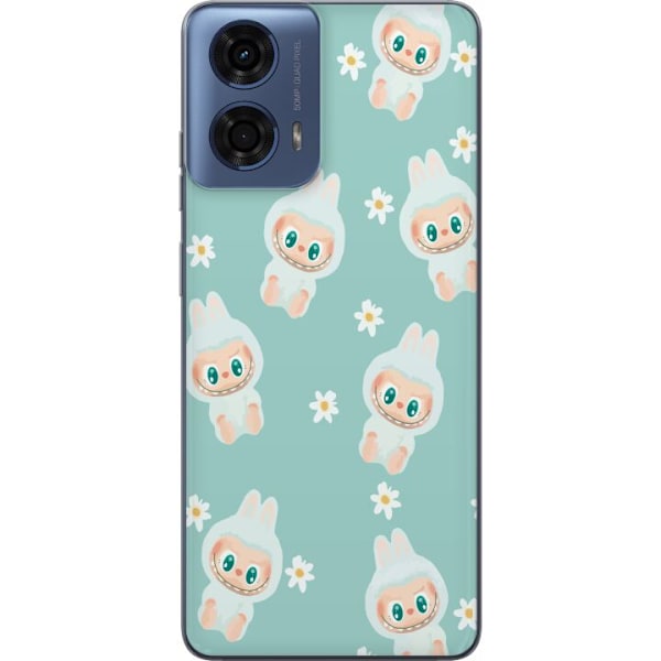 Motorola Moto G24 Genomskinligt Skal Labubu Candy Vibes – S