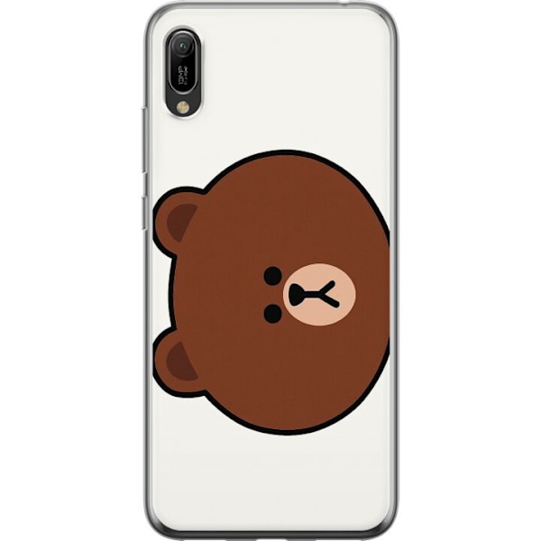 Huawei Y6 Pro (2019) Läpinäkyvä kuori Pyhkeä Karhu