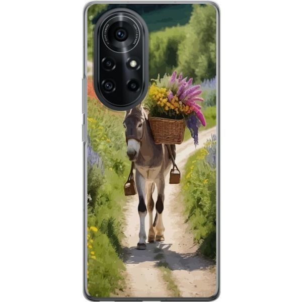 Huawei nova 8 Pro Genomskinligt Skal Åsna Djurmotiv Rolig Design Naturmotiv Populär Dekor Humor Grafiskt Djurtema Exotiskt