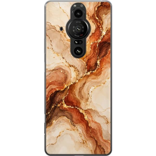 Kompatibelt Mobilskal till Sony Xperia Pro-I Höstagat beige