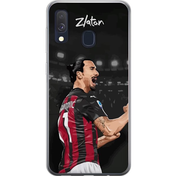 Samsung Galaxy A40 Genomskinligt Skal Zlatan