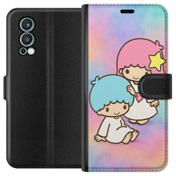 OnePlus Nord 2 5G Tegnebogsetui Kawaii Sanrio Kiki Lola Little Twin Stars