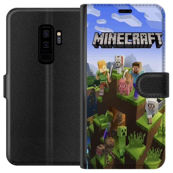 Kompatibelt Lommeboketui til Samsung Galaxy S9+ Minecraft