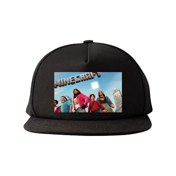 Snapback Aikuisille | Säädettävä Lippis A Minecraft Movie musta one size