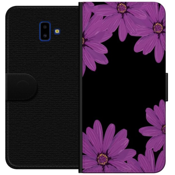 Samsung Galaxy J6+ Plånboksfodral Blomsterverk