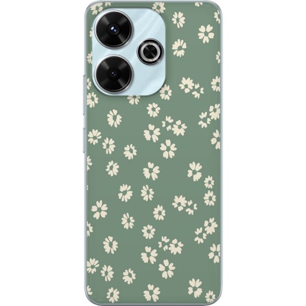 Xiaomi Redmi 13 Genomskinligt Skal Blomsterdröm – färgglatt blommönster