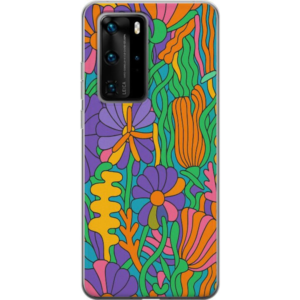 Huawei P40 Pro Genomskinligt Skal Color Pop