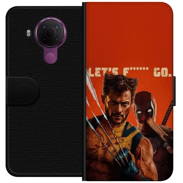 Nokia 5.4 Lommeboketui Deadpool & Wolverine