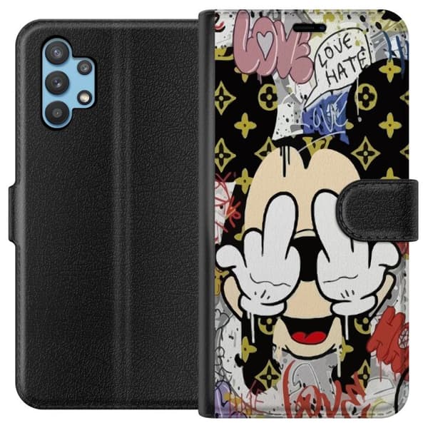 Kompatibel Tegnebogsetui til Samsung Galaxy A32 5G Mickey Mouse F-YOU