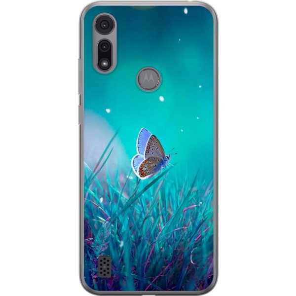 Motorola Moto E6i Genomskinligt Skal Magical Butterfly