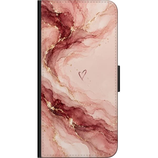 Kompatibel Tegnebogsetui til Samsung Galaxy Note10+ Rosenmarmor pink