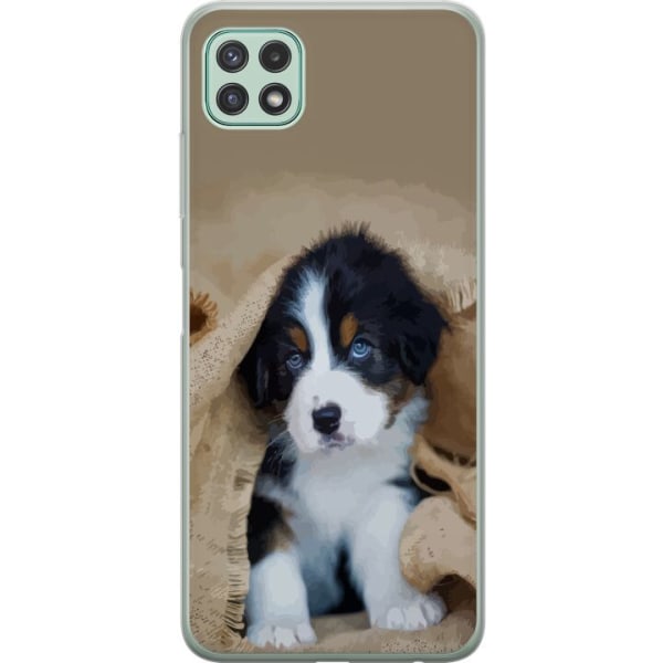 Samsung Galaxy A22 5G Gennemsigtig cover Hundebarn