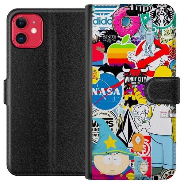 Kompatibel Tegnebogsetui til Apple iPhone 11 Brands Mania