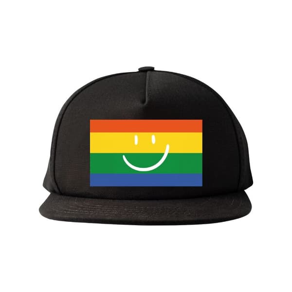 Snapback-lue svart one size