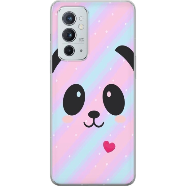 OnePlus 9RT 5G Gjennomsiktig deksel Regnbue Panda