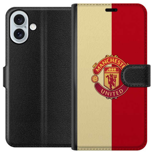 Apple iPhone 16 Plus Tegnebogsetui Manchester United