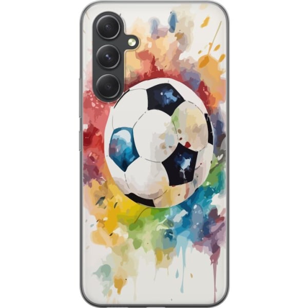 Samsung Galaxy S24+ Genomskinligt Skal Fotboll