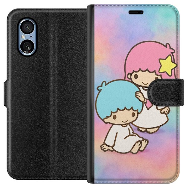 Sony Xperia 10 VI Lompakkokotelo Kawaii Sanrio Kiki Lola Little Twin Stars