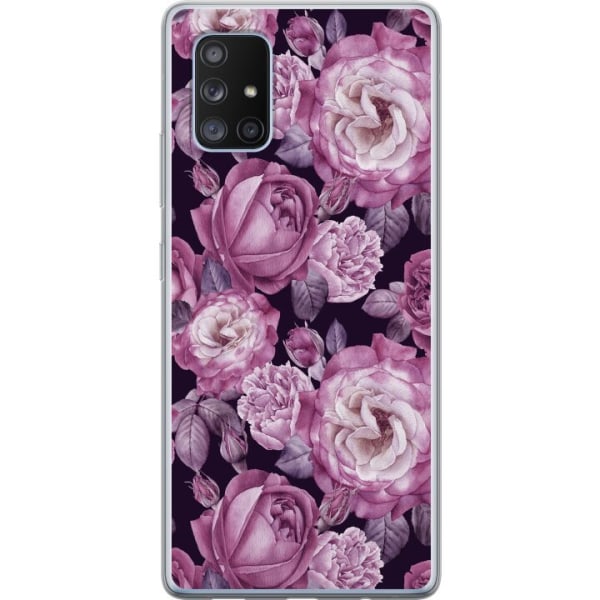 Samsung Galaxy A71 5G Cover / Mobilcover - Blomster