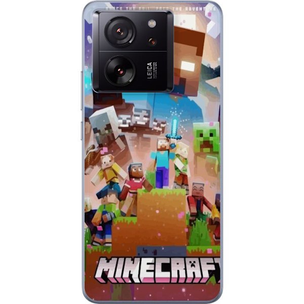 Xiaomi 13T Pro Läpinäkyvä kuori Minecraft