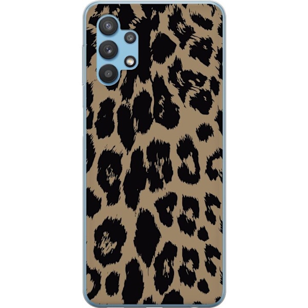 Samsung Galaxy A32 5G Läpinäkyvä kuori Leopard