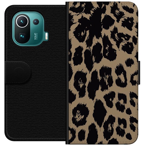 Xiaomi Mi 11 Pro Plånboksfodral Leopard