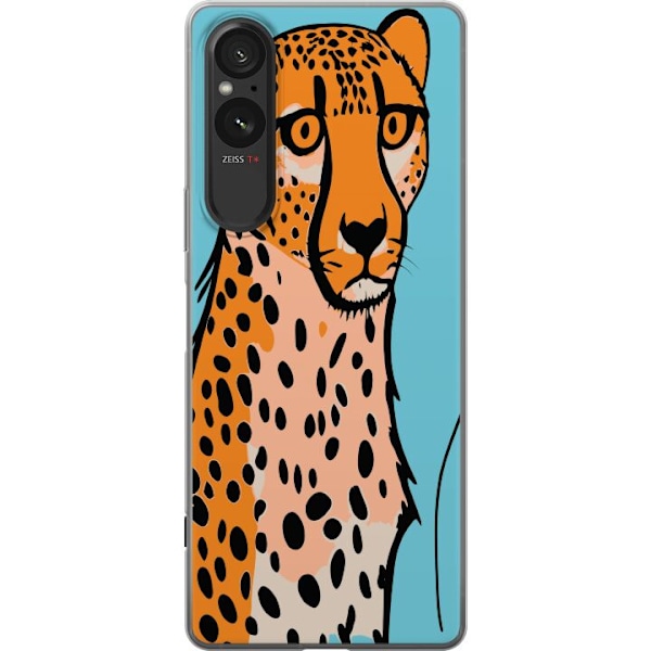 Sony Xperia 10 VI Gjennomsiktig deksel Overrasket Leopard