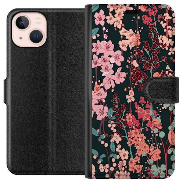 Apple iPhone 13 Lompakkokotelo Kasvimaan Retro
