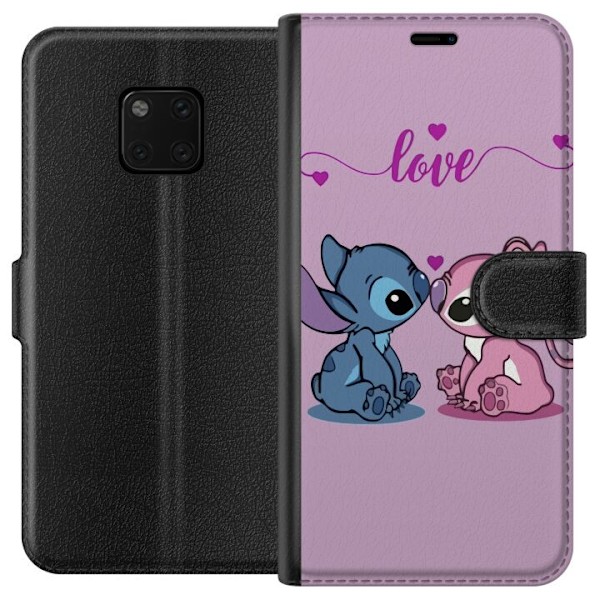 Huawei Mate 20 Pro Plånboksfodral Lilo & Stitch – Angel Edi