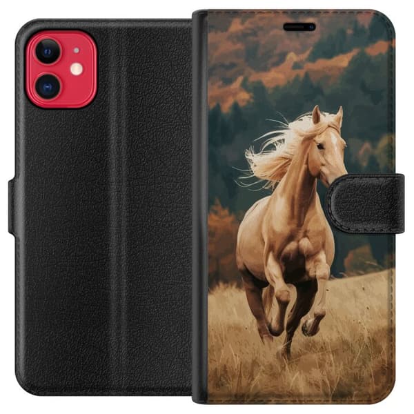 Kompatibelt Plånboksfodral till Apple iPhone 11 Springande Häst