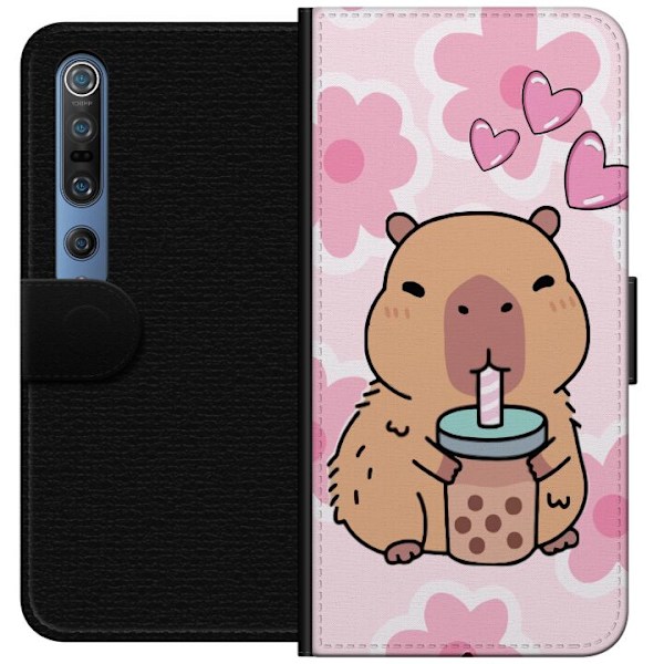 Xiaomi Mi 10 Pro 5G Lommeboketui Kawaii Capybara Hjerteanime S
