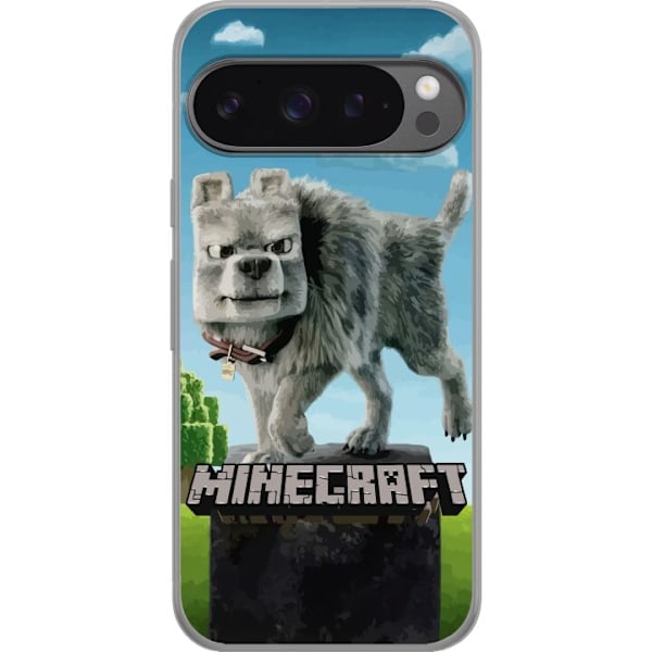 Google Pixel 9 Pro XL Läpinäkyvä kuori A Minecraft Movie