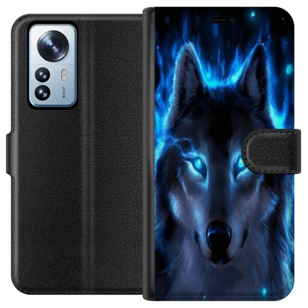 Kompatibelt Plånboksfodral till Xiaomi 12 Pro Varg