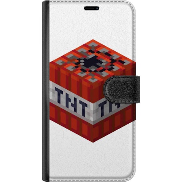 Apple iPhone XS Plånboksfodral Minecraft TNT