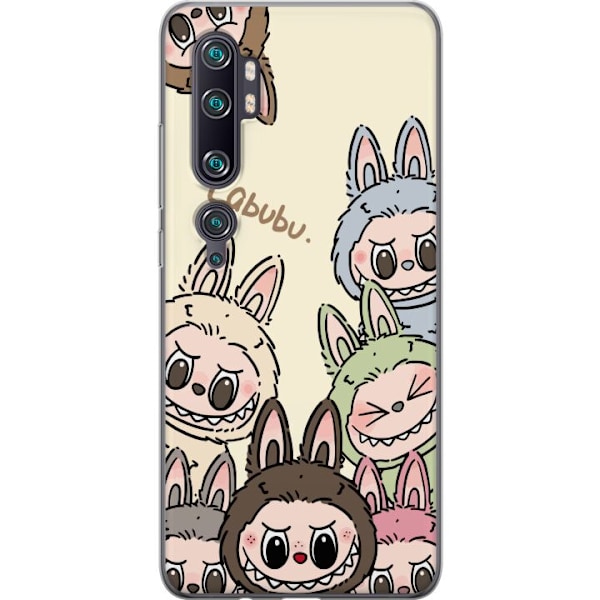 Xiaomi Mi Note 10 Pro Genomskinligt Skal Labubu Pastel Collect