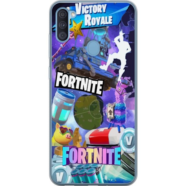 Samsung Galaxy A11 Genomskinligt Skal Fortnite