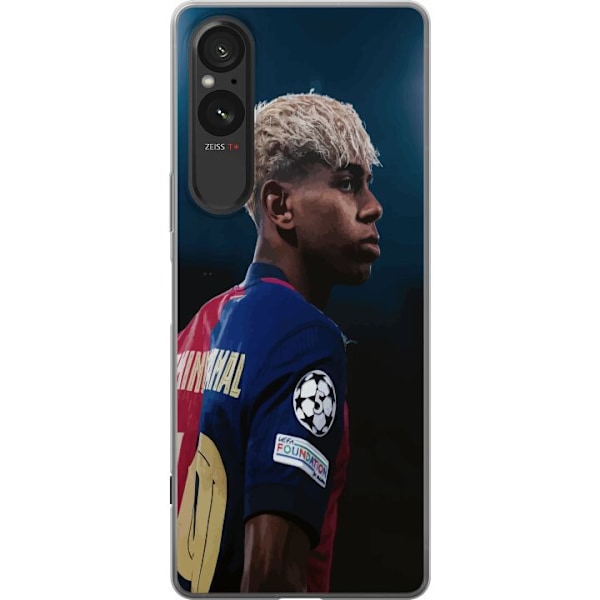 Sony Xperia 5 V Läpinäkyvä kuori Lamine Yamal - Barcelonan ihmelapsi fokuksessa