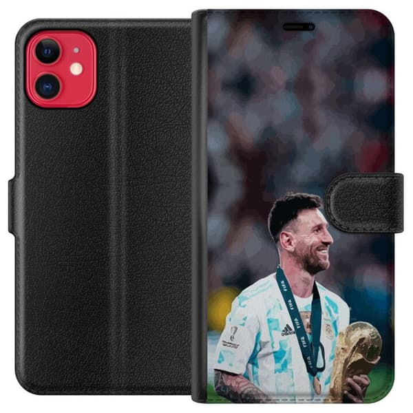 Kompatibel Tegnebogsetui til Apple iPhone 11 Messi