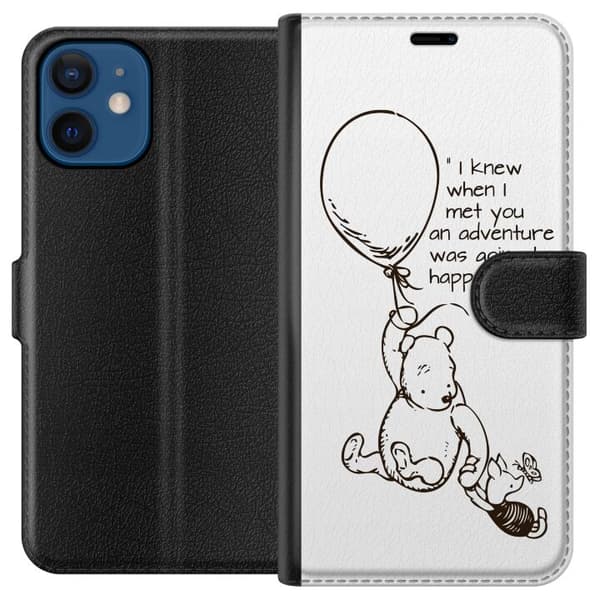Kompatibelt Plånboksfodral till Apple iPhone 12 mini Nalle Puh