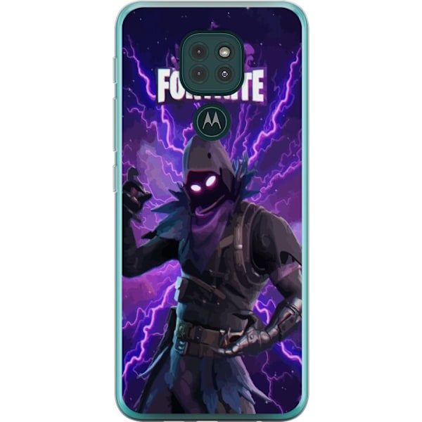 Motorola Moto G9 Play Gjennomsiktig deksel Fortnite Raven