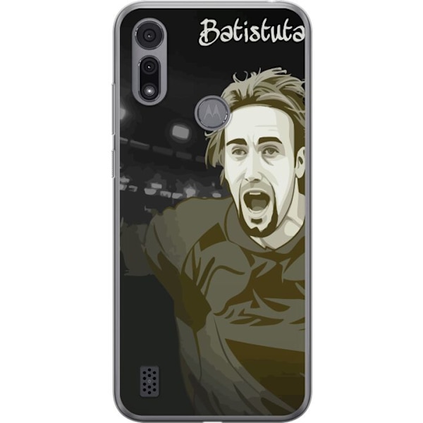 Motorola Moto E6i Läpinäkyvä kuori Gabriel Batistuta