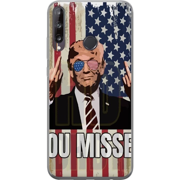 Huawei P40 lite E Gennemsigtig cover Trump