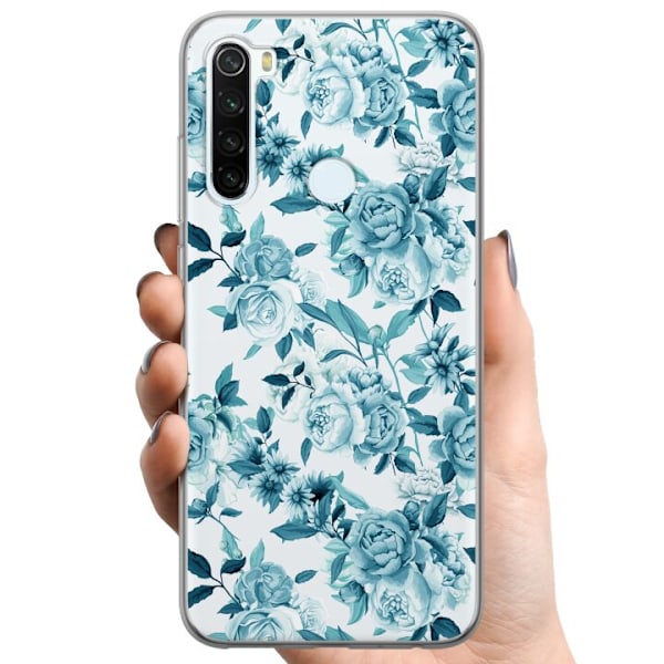 Xiaomi Redmi Note 8 TPU Matkapuhelimen kuori Kukat