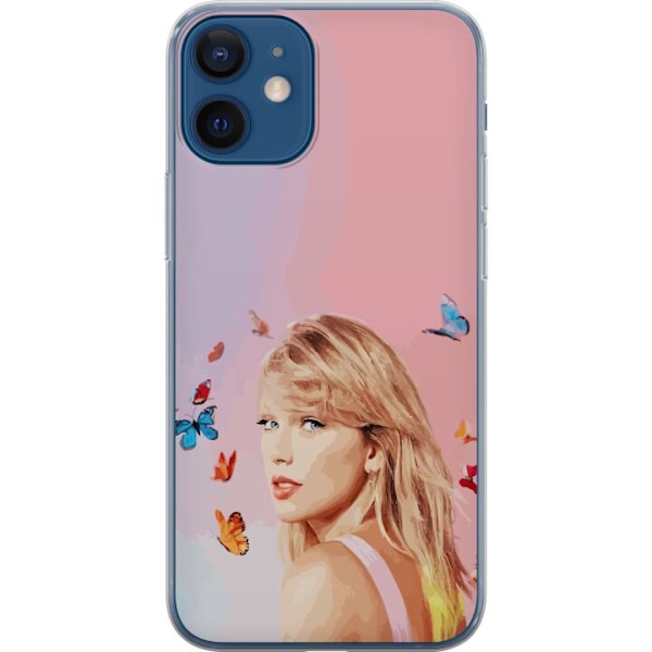 Apple iPhone 12  Läpinäkyvä kuori Taylor Swift Perhosia