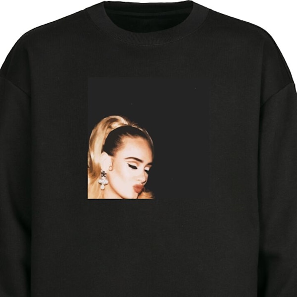 Sweatshirt til Voksne | Klassisk Collegebluse Adele sort S